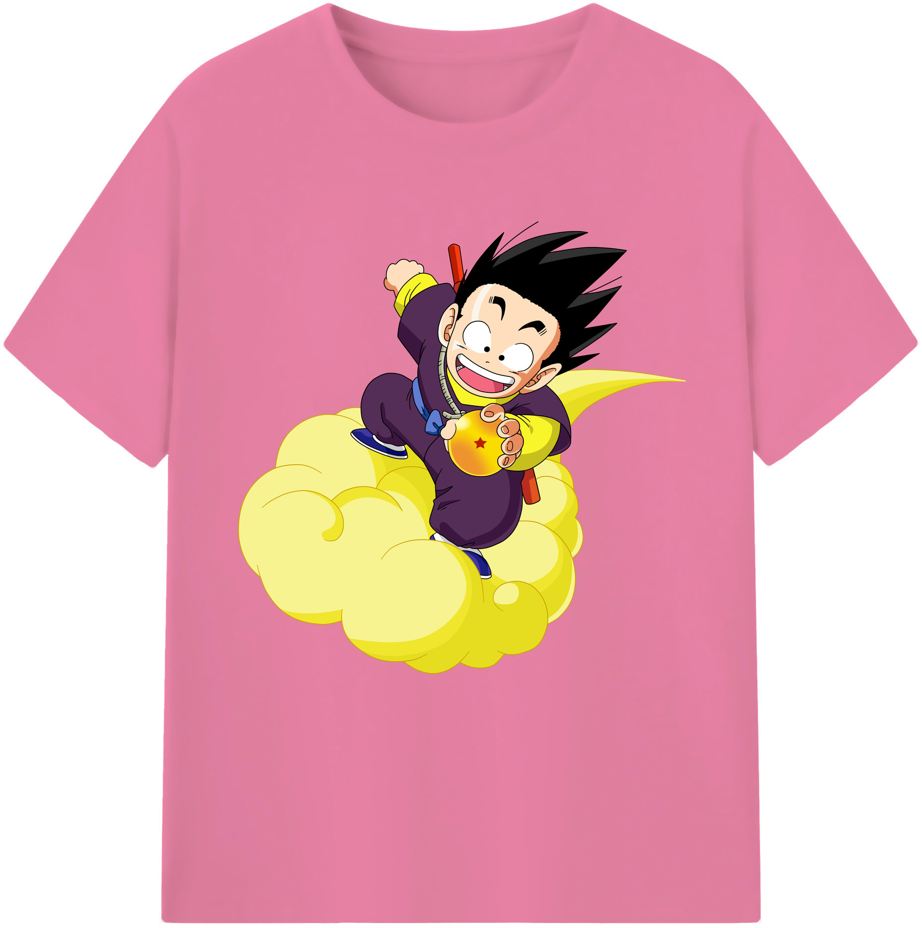 （画像用） ドラゴンボール 孫悟空（そん ごくう）Son Goku カカロット DRAGON BALL Kakarotto 綿100％半袖Tシャツ（フロントプリント）